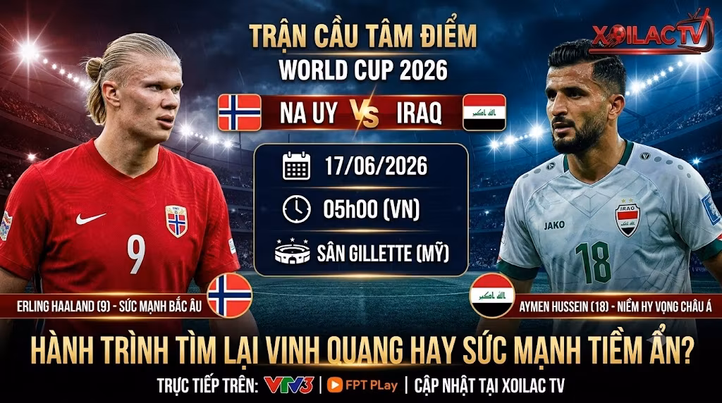 Nhận định Iraq vs Norway (05h00, 17/06): Sức Mạnh Bắc Âu Cuốn Phăng Khối Low-Block Châu Á