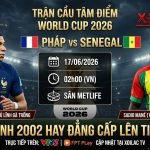 Nhận định Pháp vs Senegal vòng bảng World Cup 2026. Trận cầu tâm điểm điểm đọ sức giữa Kylian Mbappe và Sadio Mane cập nhật tại Xoilac TV.